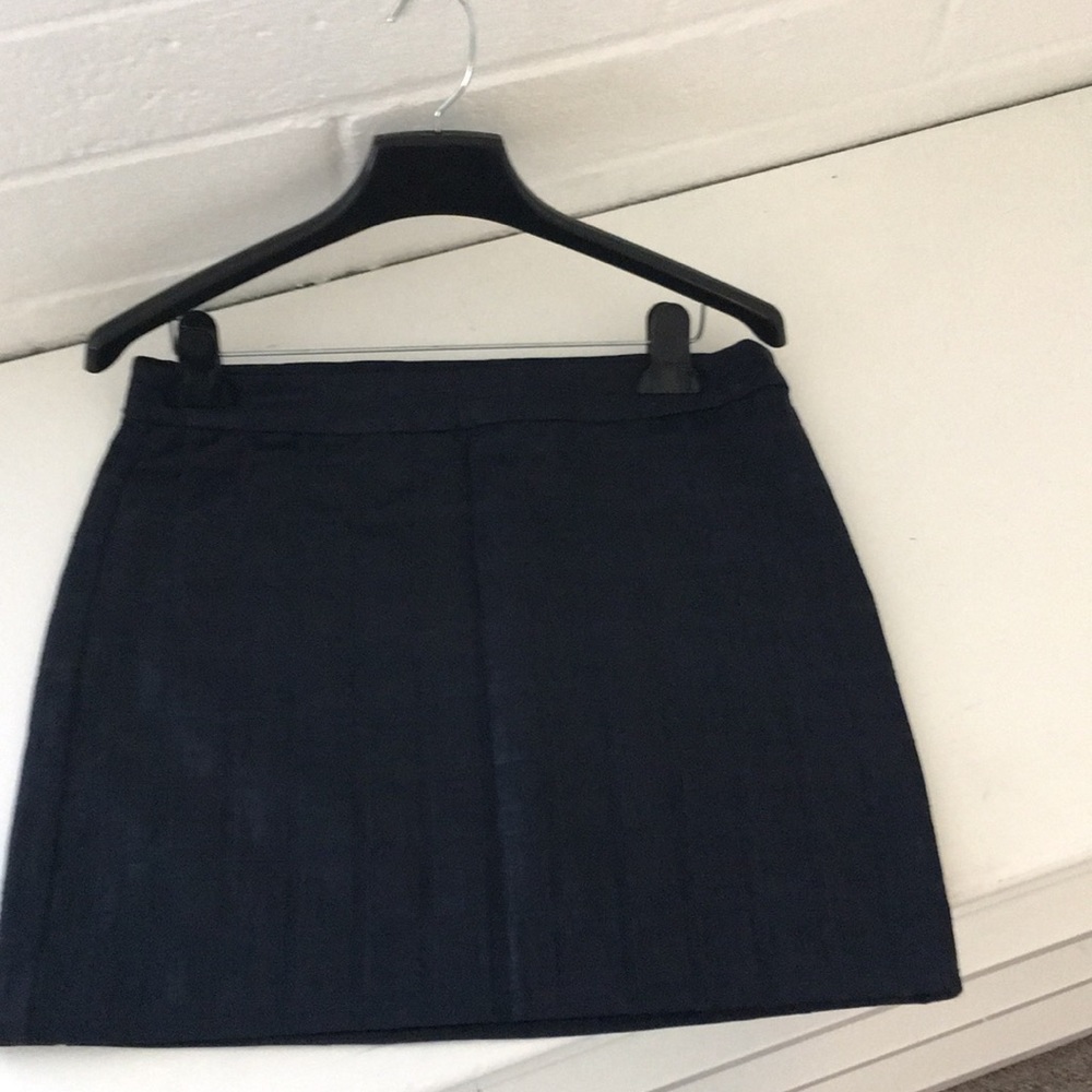 Navy Gap Mini Skirt